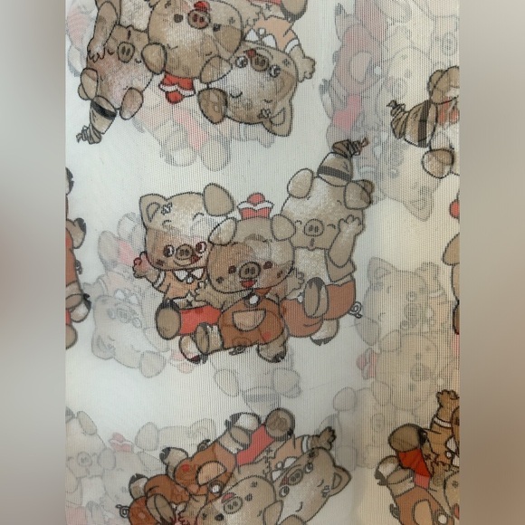 Vintage Pig Scarf​ - Picture 1 of 2
